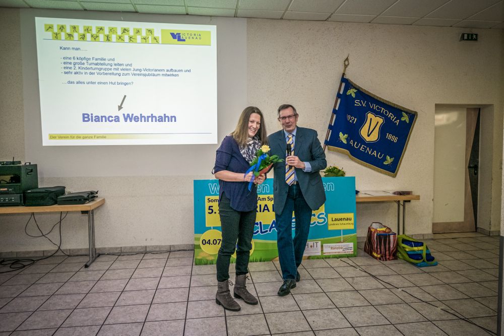 Bernd Schwarz mit Bianca Wehrhahn