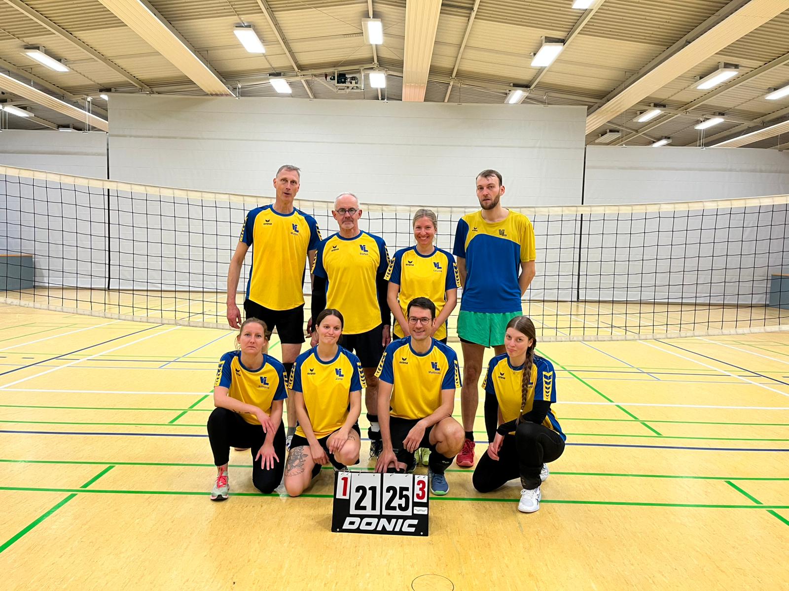 Hurra - Satz gewonnen