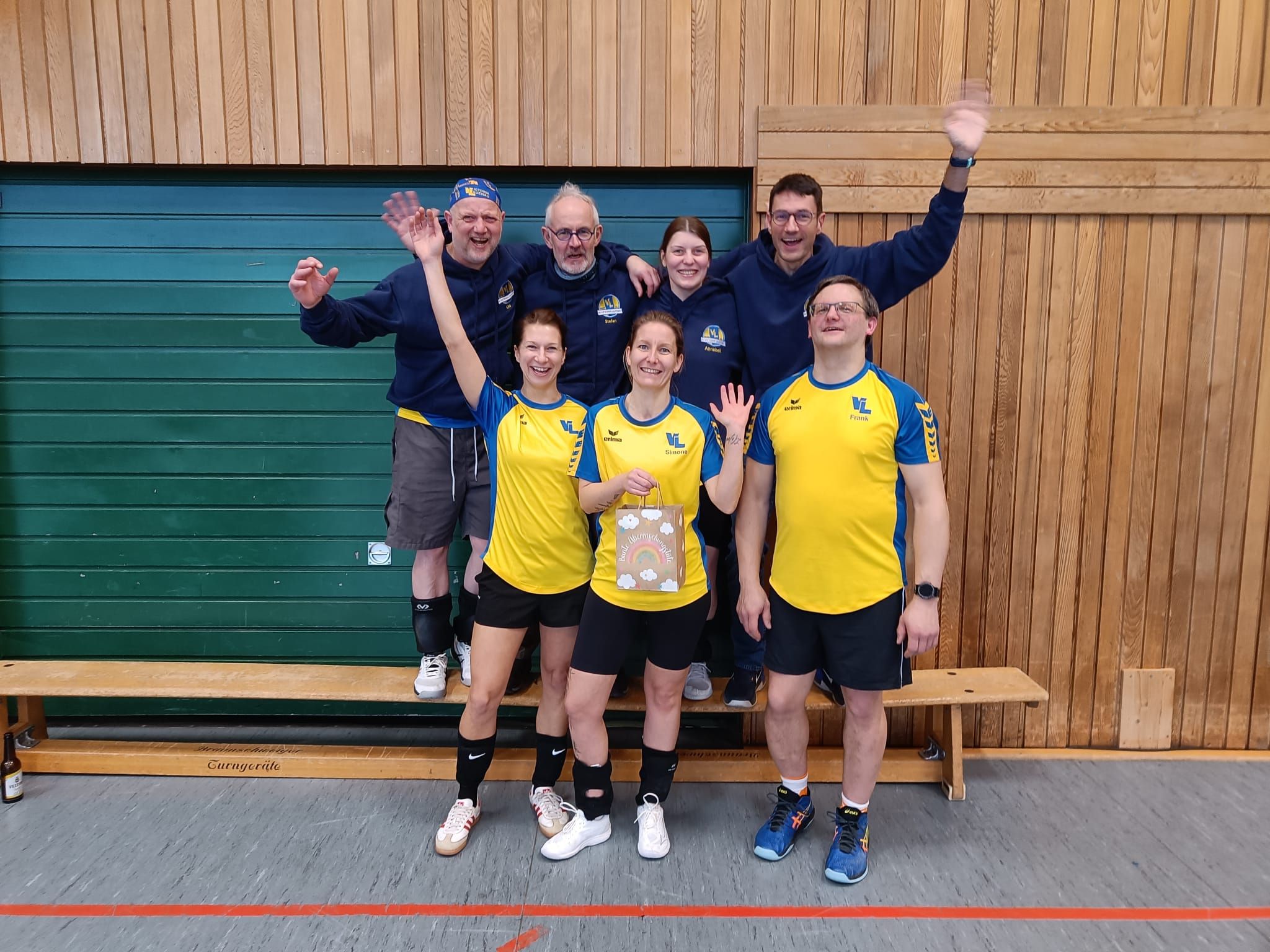 Mannschaft Volleyballhobbies beim SC Auetal am 24.1.2026