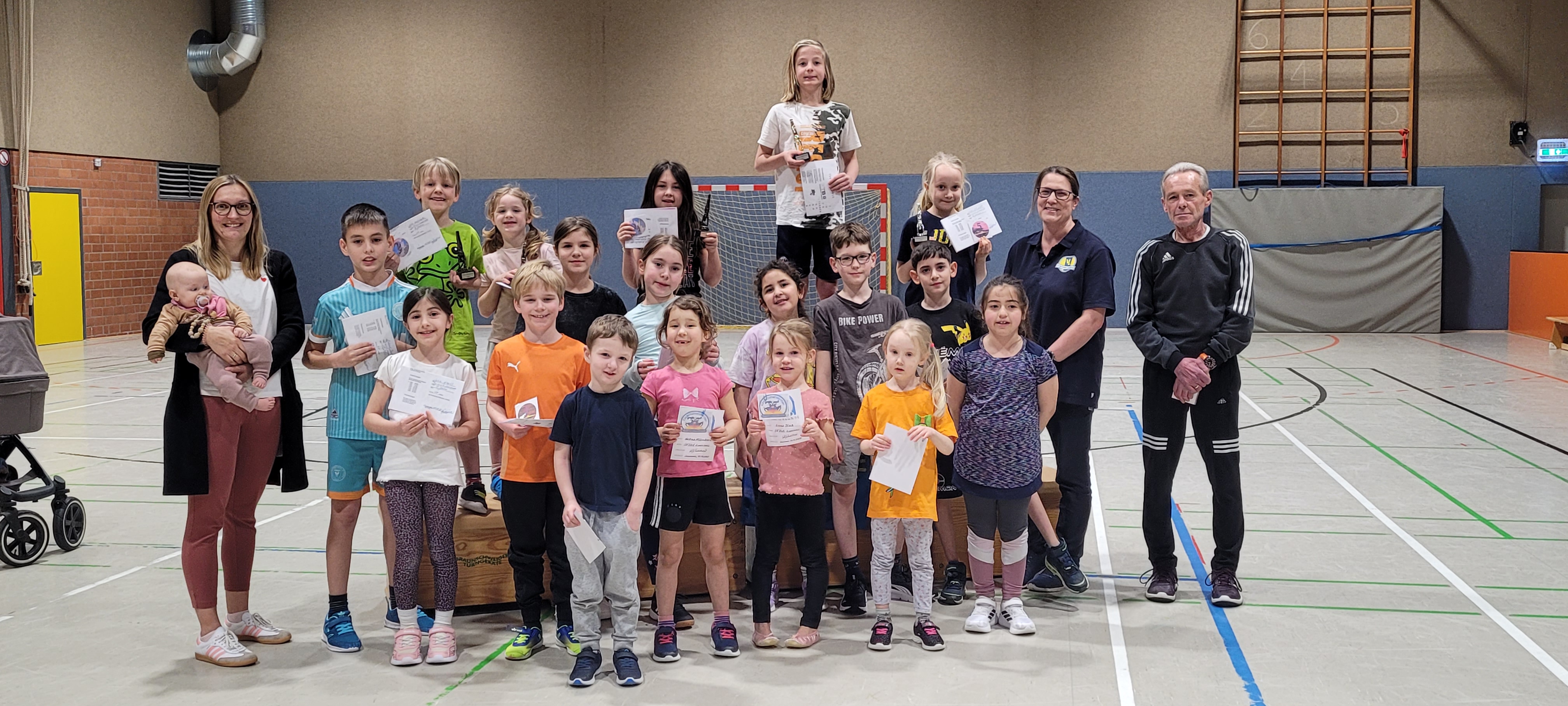 Gruppenbild Kinderturnabzeichen 2025
