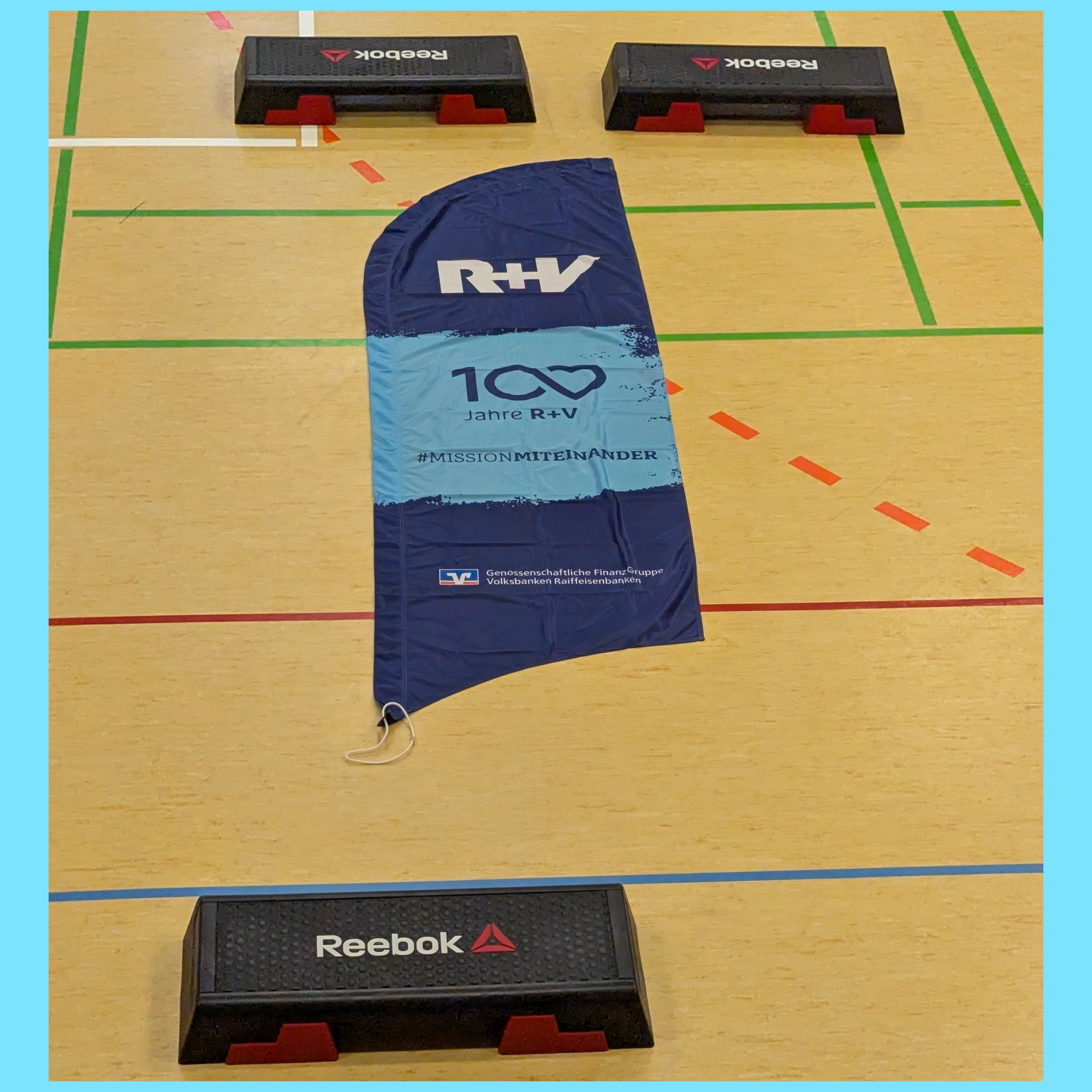 FullBodyTraining mit neuen Steps von der R+V Versicherung