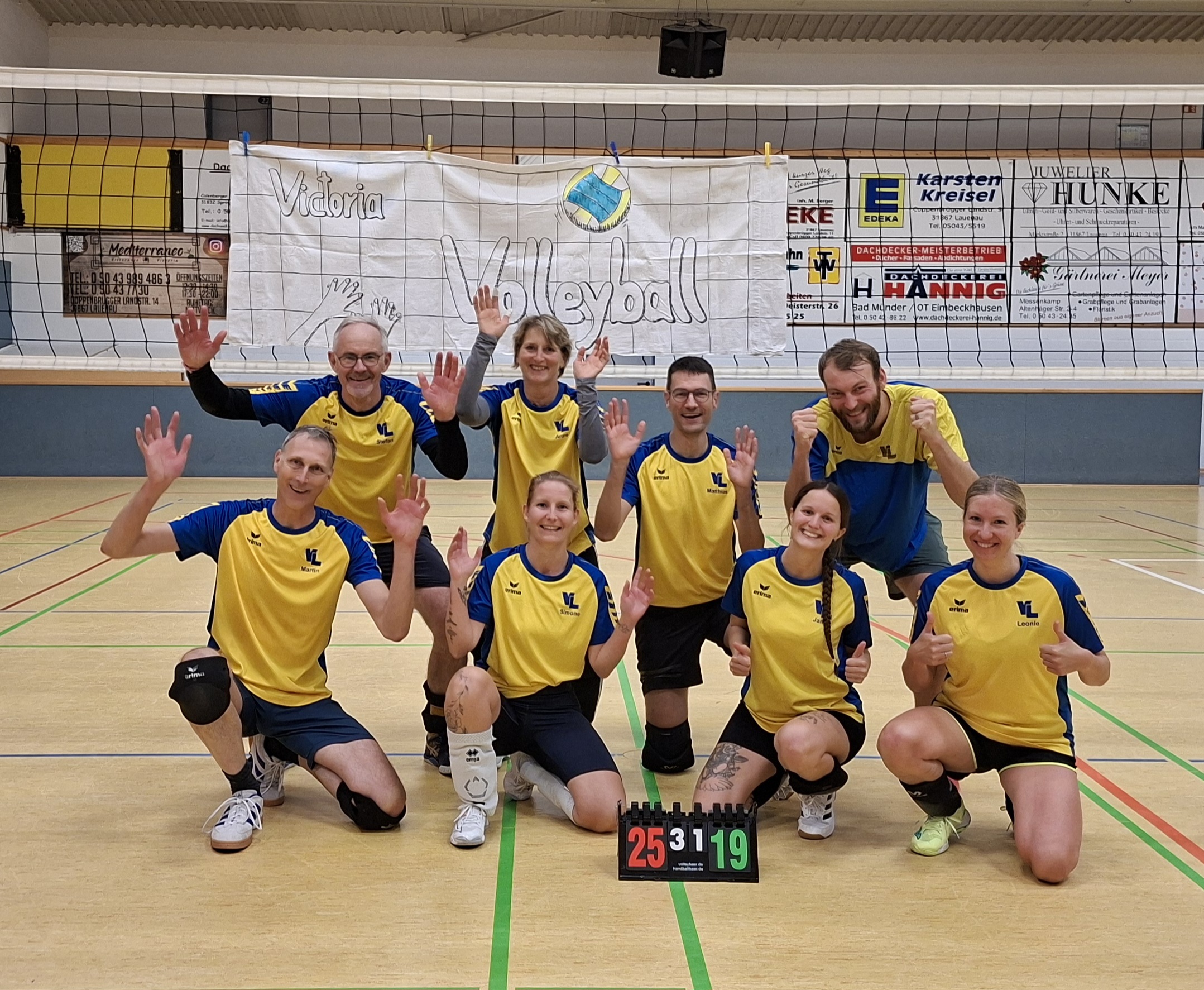 Volleyball Hobbyligaspiel am 12.10.2026 Victoria vs. Röcke