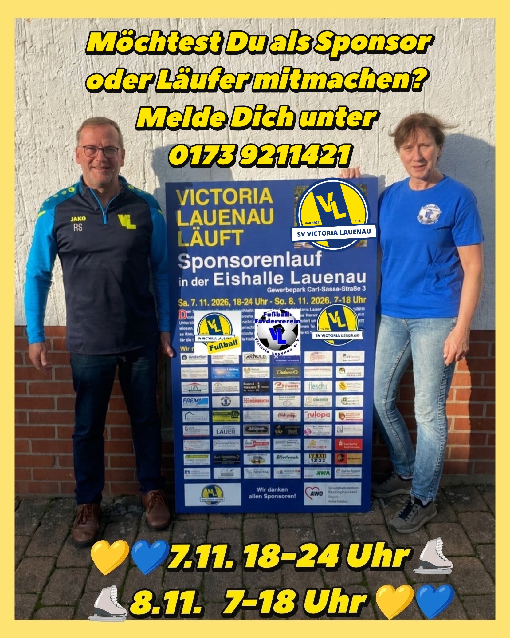 Aufruf für Sponsoren und Läufer für unseren Sponsorenlauf 4.0 im November 2026