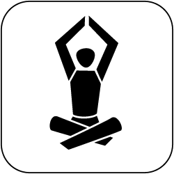 Piktrogramm Yoga