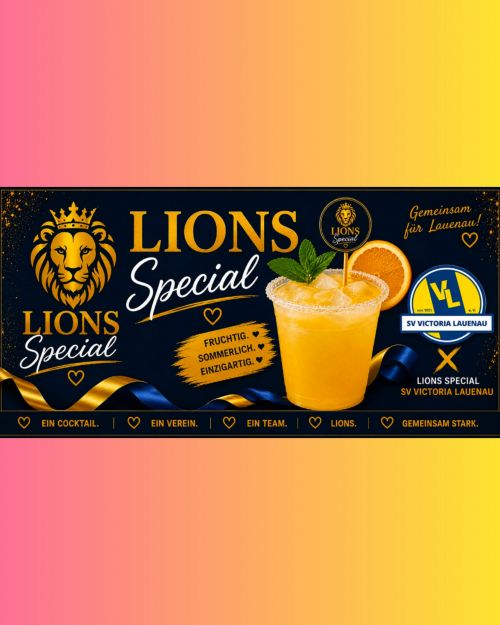 Cocktailstand Victoria Lions Fleckenfete 2026 (KI generiert)