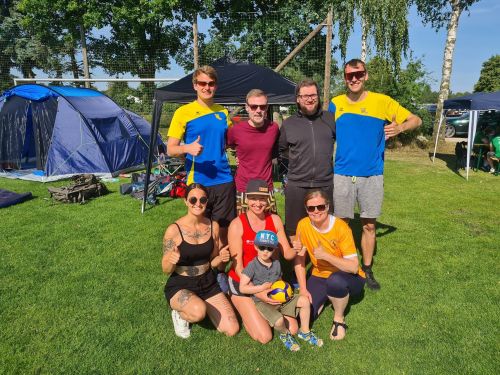 Volleyball Hobbies beim Engenser Freiluftturnier