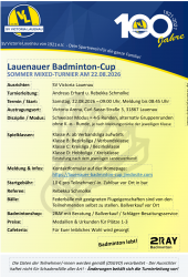 Lauenauer Badminton Cup 22.8.2026