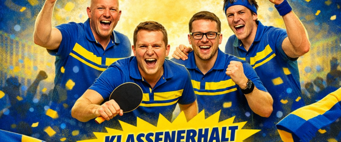 Klassenerhalt 1. Herren gesicht im März 2026 (KI-generiertes Bild)