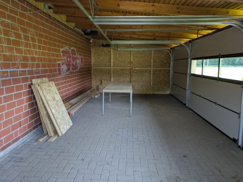 Neuer Unterstand im Victoria Sportpark