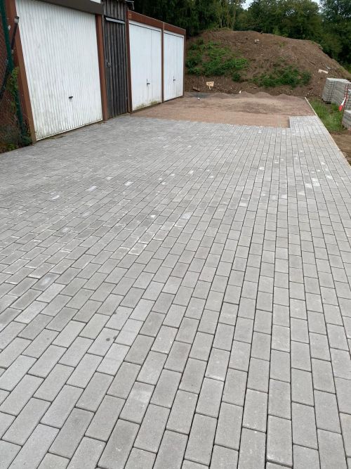 Sportpark Bauarbeiten barrierefreier Weg