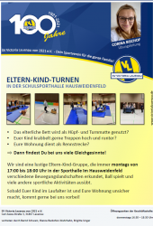 Flyer Eltern Kind Turnen