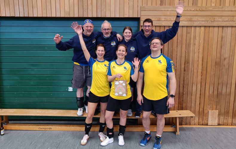 Mannschaft Volleyballhobbies beim SC Auetal am 24.1.2026