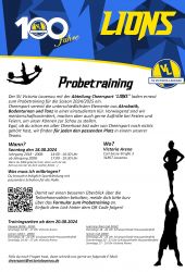 18. August 2024: Schnuppertag Cheersport