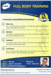 Flyer "Full Body Training"