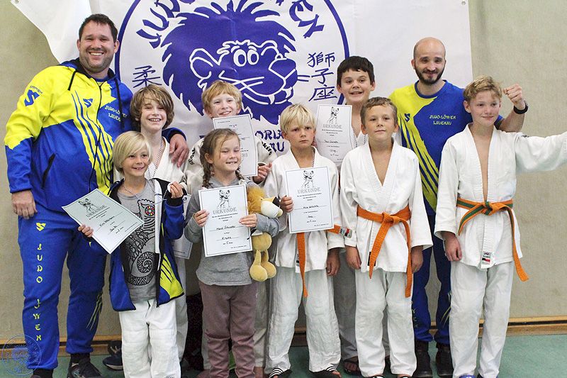 Siegerehrung Judo Löwen